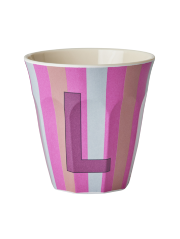 Rice Rice | Mok melamine meerkleurig L stripes