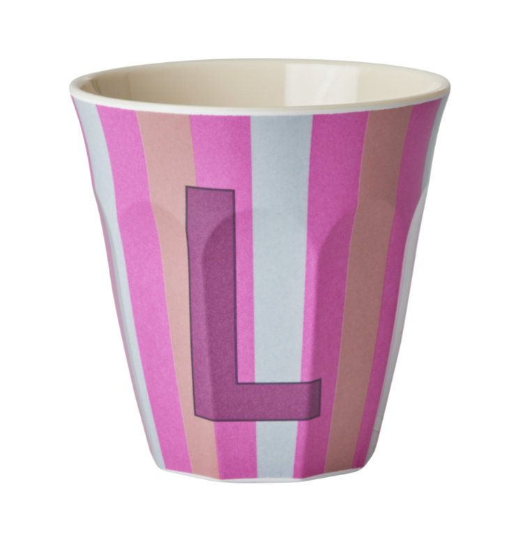 Rice Rice | Mok melamine meerkleurig L stripes