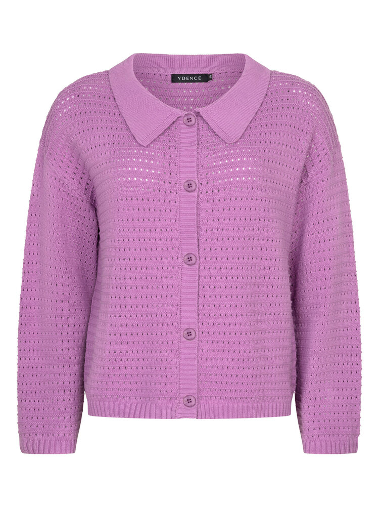 Ydence | Knitted top Clara violet