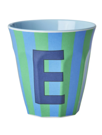 Rice | Mok melamine E blauw stripes