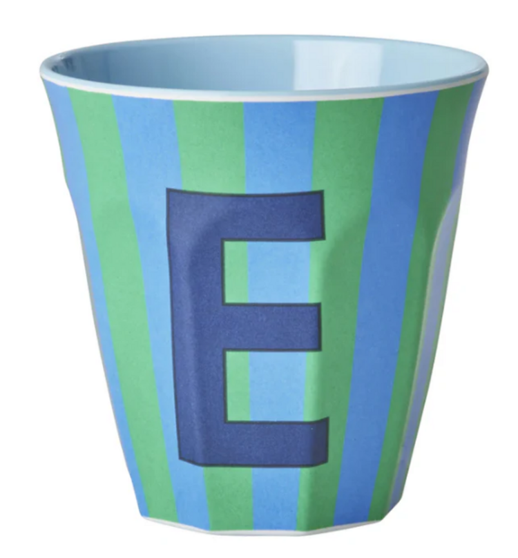Rice | Mok melamine E blauw stripes