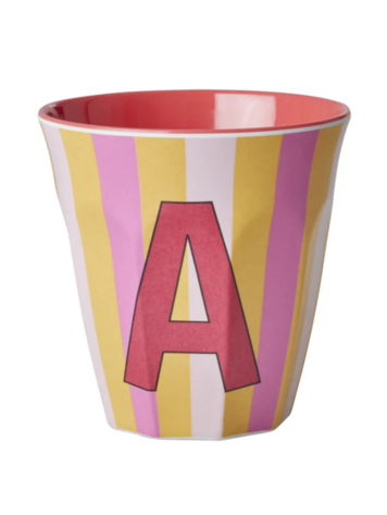 Rice | Mok melamine A roze stripes
