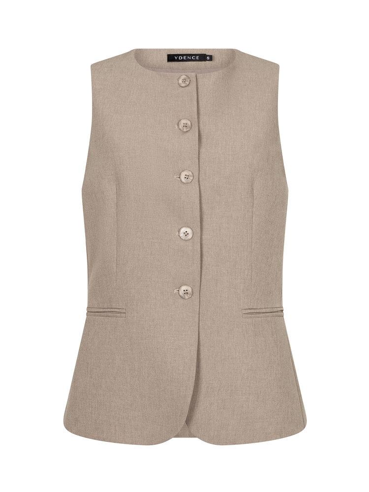 Ydence | Gilet Mellie stone grey