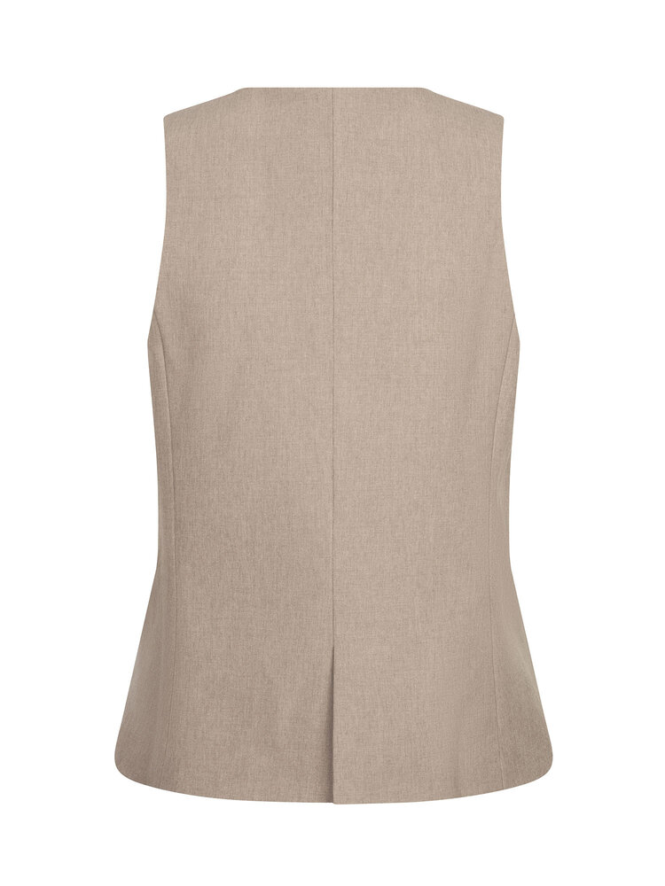 Ydence | Gilet Mellie stone grey