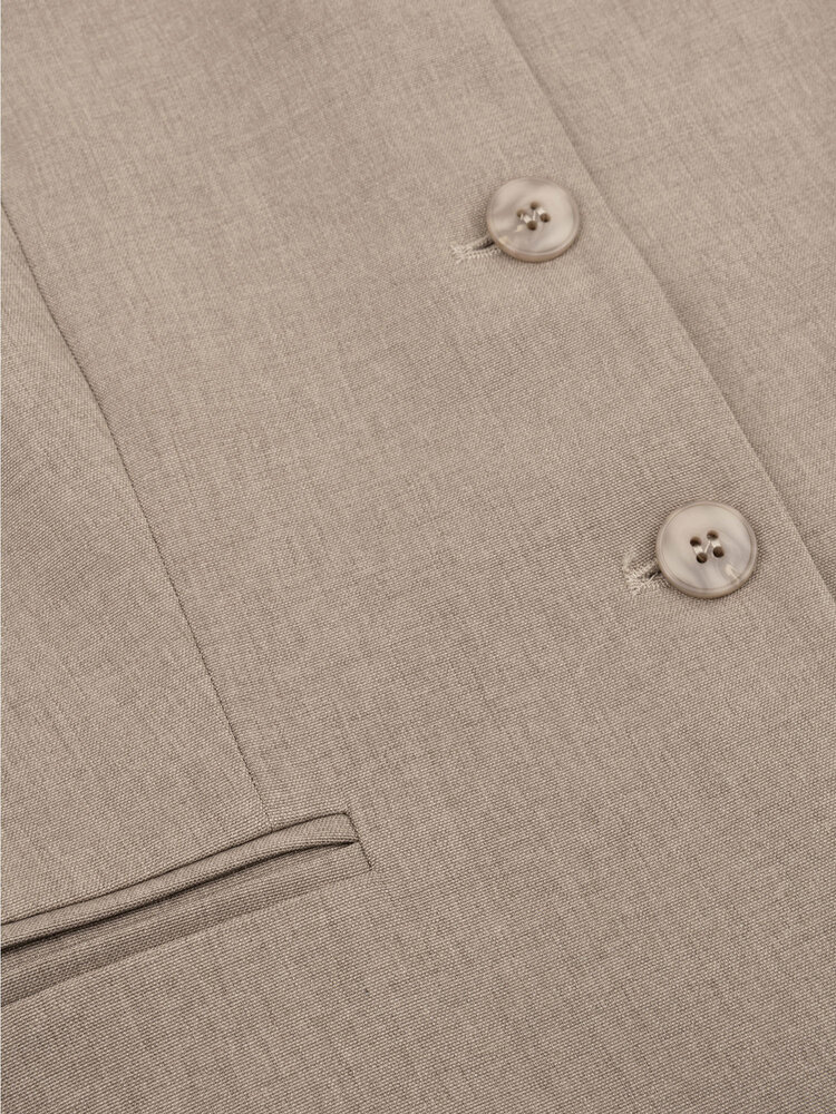 Ydence | Gilet Mellie stone grey