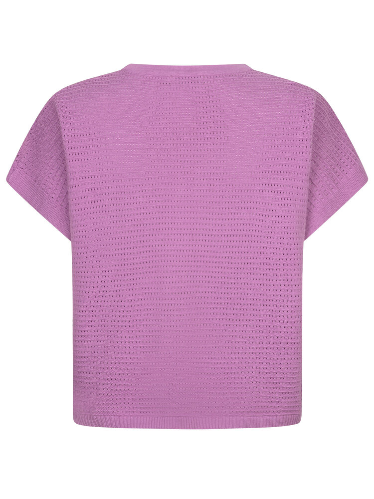Ydence | Knitted top Elin violet