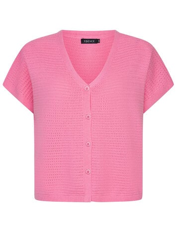 Ydence | Knitted top Elin coral pink