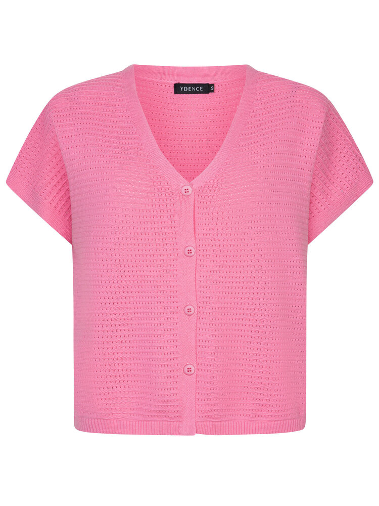 Ydence | Knitted top Elin coral pink