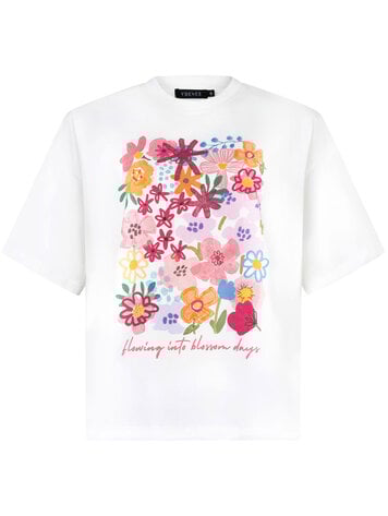 Ydence | T-shirt Blossom days off-white
