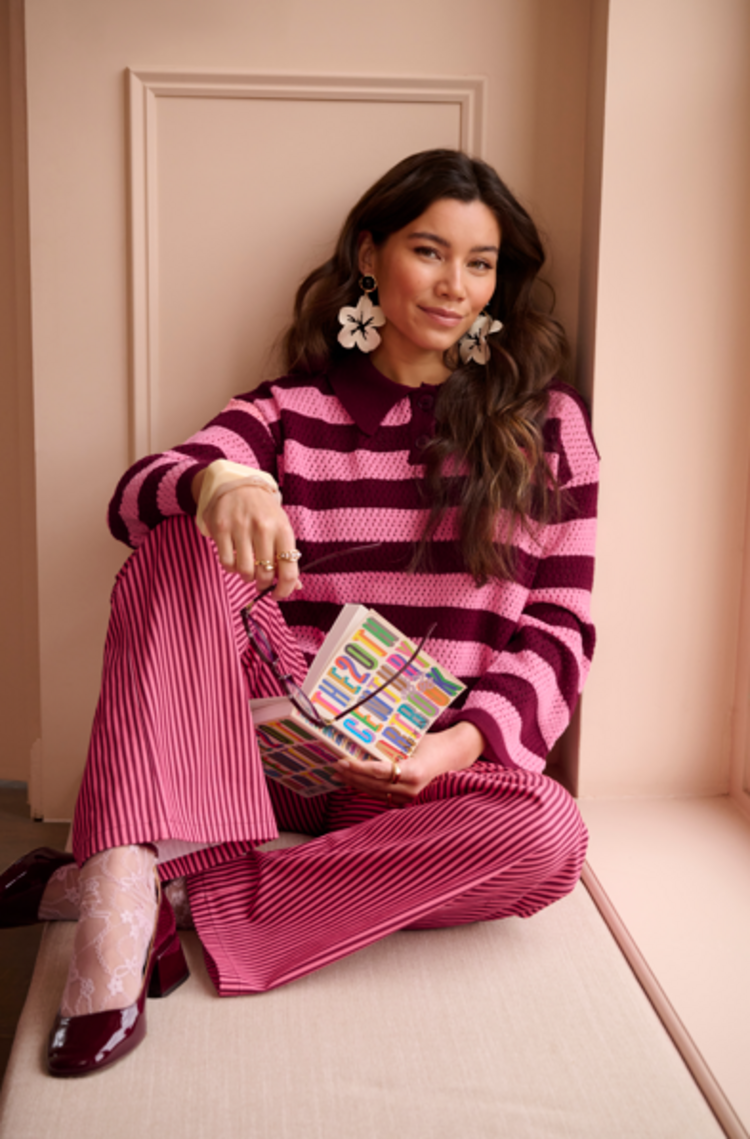 Ydence | Broek Thirza berry pink