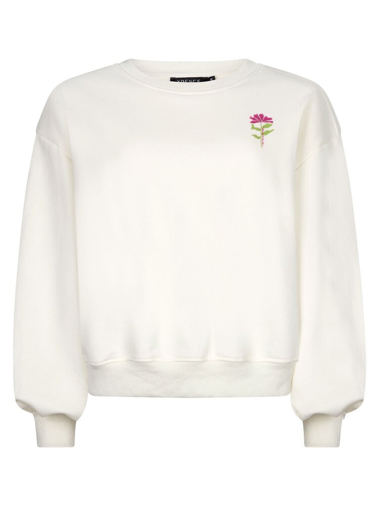 Ydence | Sweater Grow with the Flow ecru