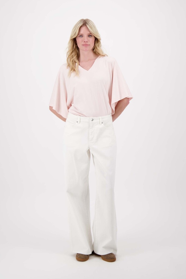 Zusss Zusss | T-shirt wijde mouw soft pink