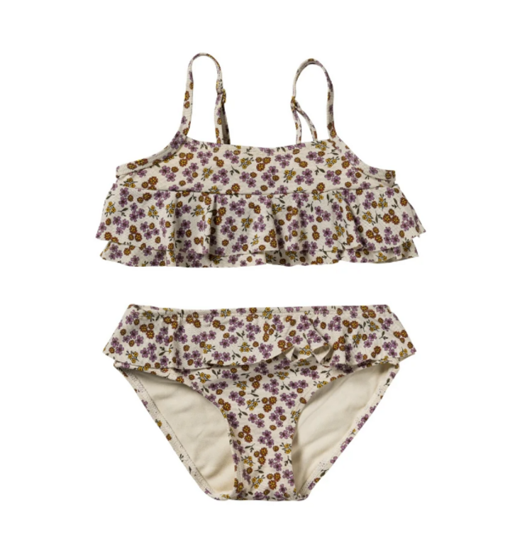 Salted Stories  Salted Stories | Bikini Sparkly Flower Bombay Brown