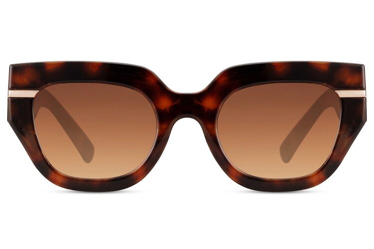 Zusss Zusss | Zonnebril  metaal gevlamd incl. brilllenkoker