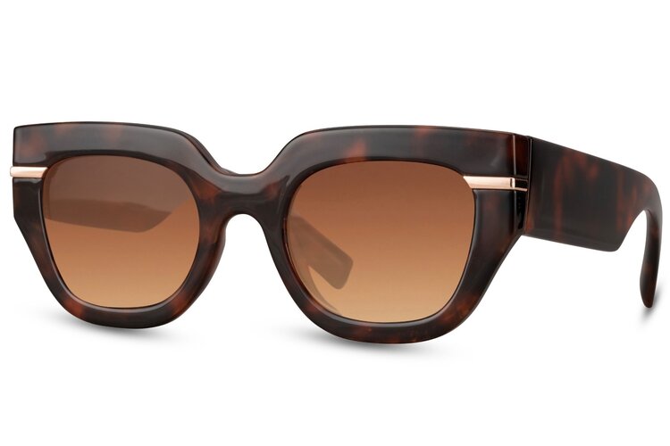 Zusss Zusss | Zonnebril  metaal gevlamd incl. brilllenkoker