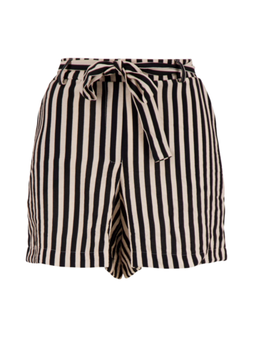 Zusss Zusss | Short streep met riem zwart