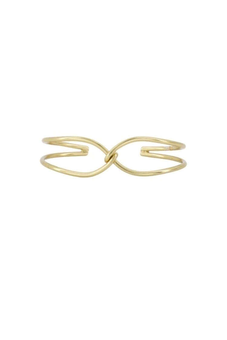 Zusss Zusss | Armband bangle met een twist