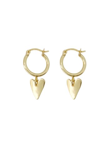 Zusss Zusss | Oorbellen met ring en hart