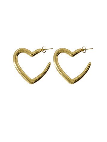 Zusss Zusss | Oorbellen hartvorm ring