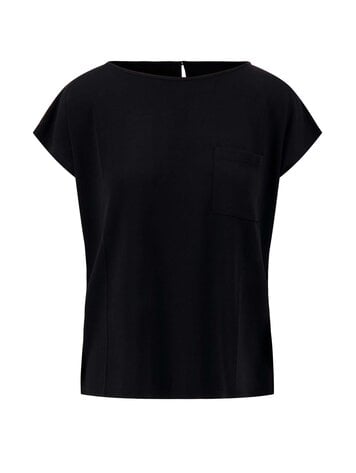 Zusss Zusss | Top met boothals met borduur