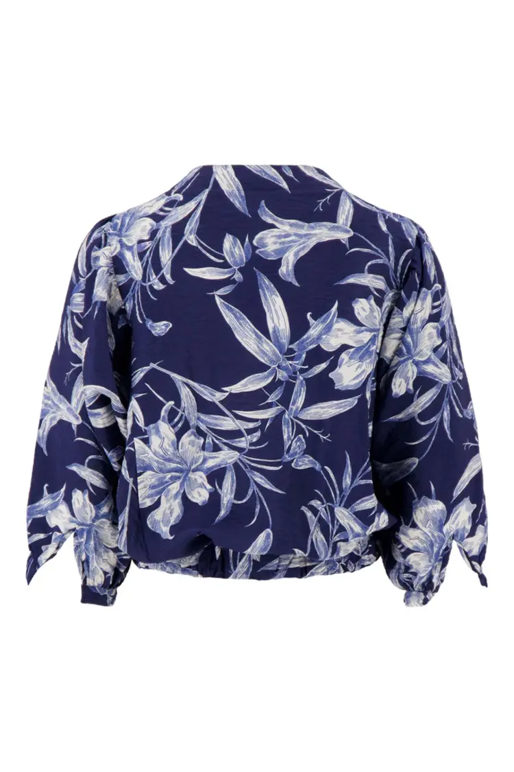 Zusss Zusss | Vleermuis blouse met print