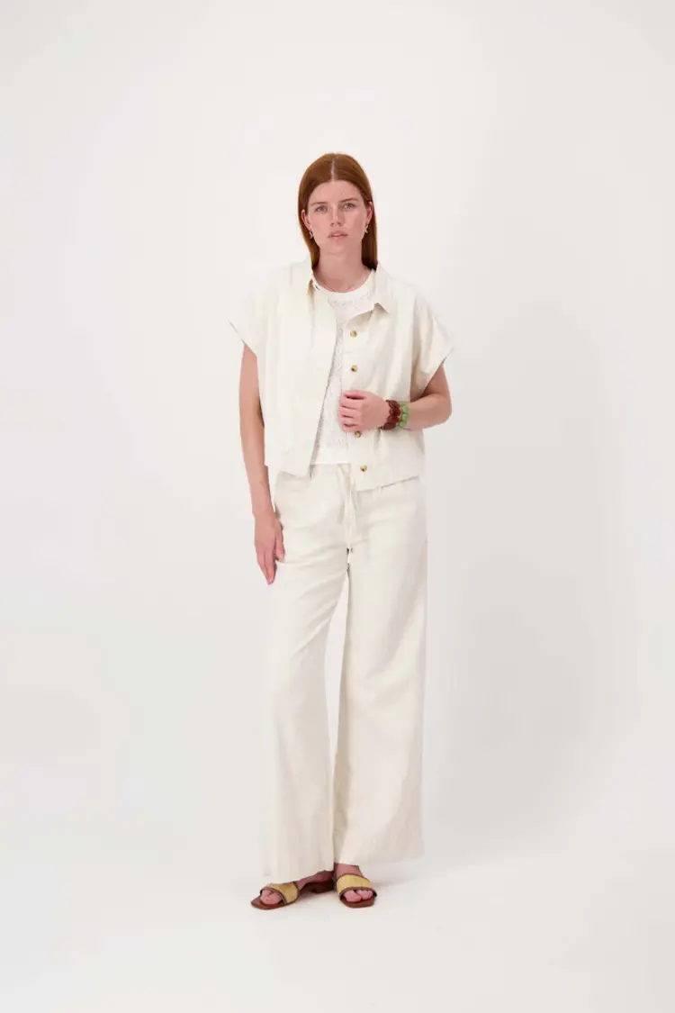 Zusss Zusss | Gestreepte wijde broek kit