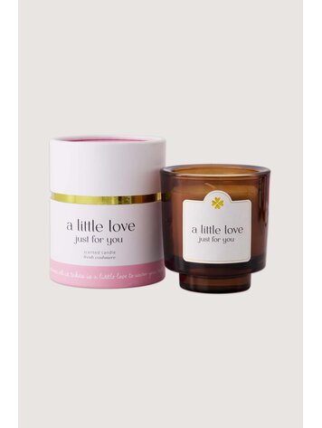 Zusss Zusss | Geurkaars in koker a little love just for you wit / roze