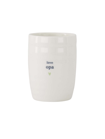 Zusss Zusss | Koffiemok lieve opa wit / lichtgroen