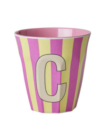 Rice Rice | Mok melamine C meerkleurig stripes