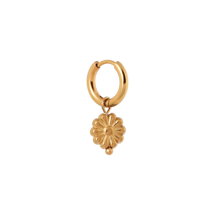 Label Kiki | Oorbellen Golden bloom gold Set2