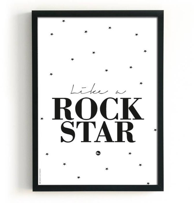 poster rock star big