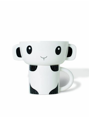 Wee gallery porcelain set panda