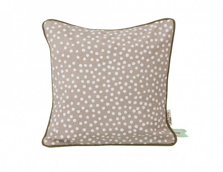 Ferm Living dots grey pillow