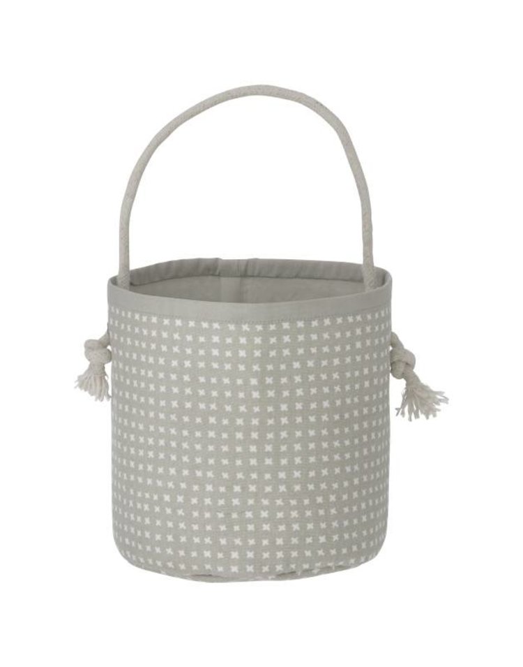 Ferm Living Ferm Living | Mini mandje kruisje grijs