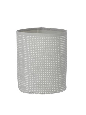 Ferm Living Ferm Living  | Mandje kruisjes grijs