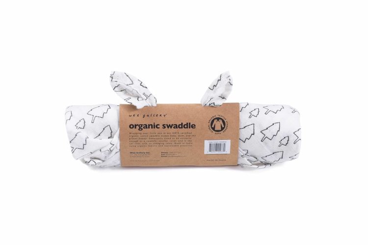 Wee gallery organic swaddle trees