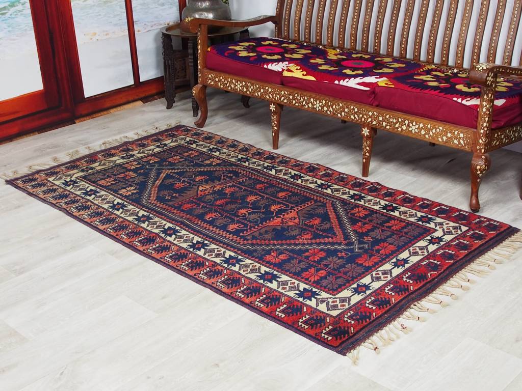 206 x 111 cm vintage  Türkische Yagcibedir Teppich Nr:17/2