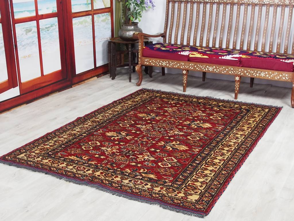 207x154 cm kaukasische kazak Afghan orientteppich kazakh rug Carpet ziegler Nr:17/1