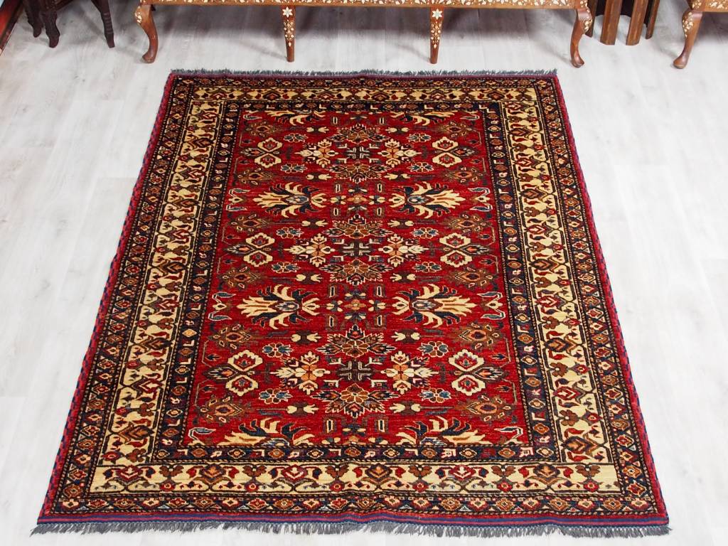 207x154 cm kaukasische kazak Afghan orientteppich kazakh rug Carpet ziegler Nr:17/1