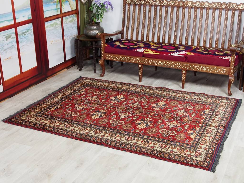 207x154 cm kaukasische kazak Afghan orientteppich kazakh rug Carpet ziegler Nr:17/1