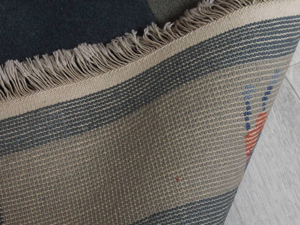 128x71 cm alte chinesische in antikem Stil Teppich Brücke chinese rug No:8