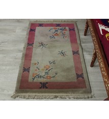 127x72 cm alte chinesische in antikem Stil Teppich Brücke chinese rug No:76