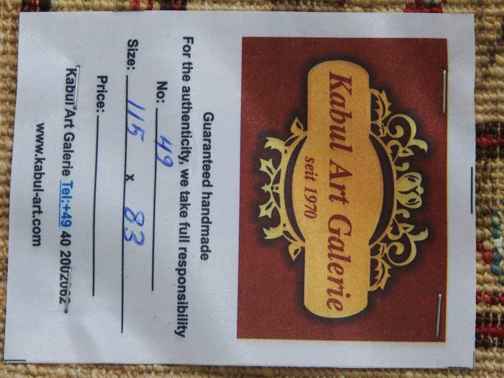 115x83 cm ziegler  Afghan orientteppich kazakh rug Carpet ziegler Nr:49