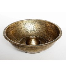 Antik islamische Messing Magische Schale aus Afghanistan Nr:10