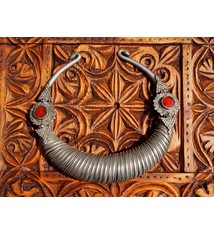 Silber Spiral-Halsreif  Afghanistan Nuristan Nr-17/11
