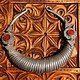 Silber Spiral-Halsreif  Afghanistan Nuristan Nr-17/11