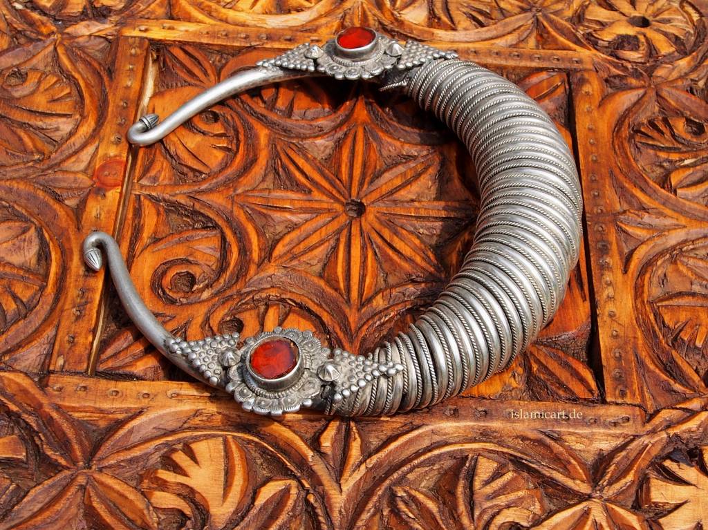 Silber Spiral-Halsreif  Afghanistan Nuristan Nr-17/11