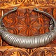 Silber Spiral-Halsreif  Afghanistan Nuristan Nr-17/11