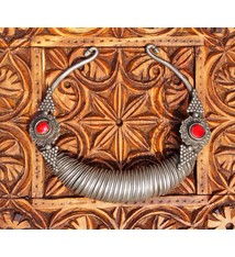 Silber Spiral-Halsreif  Afghanistan Nuristan Nr-17/12