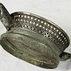 Antique Central Asian copper tinned islamic engraved oil lamp 20th century No:17/125